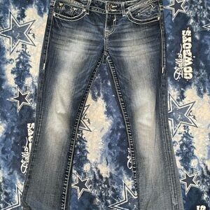 Classic Boot Cut Jeans in Blue
